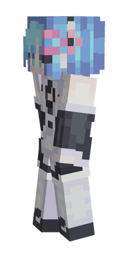 Black skin: body, left side render