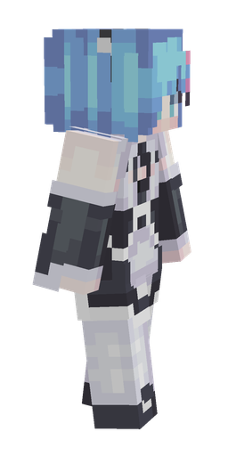 Black skin: body, right side render