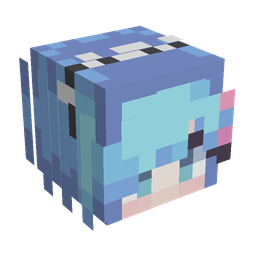 Black skin: head render