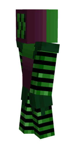 Black skin: body, left side render