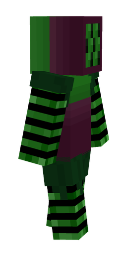 Black skin: body, right side render