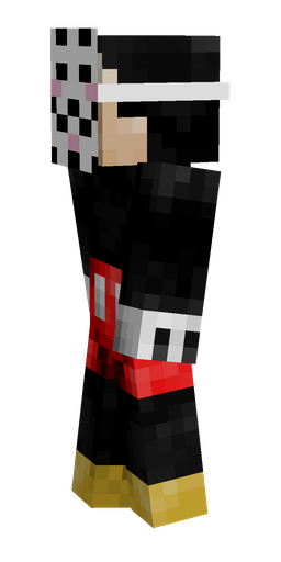 Black skin: body, left side render