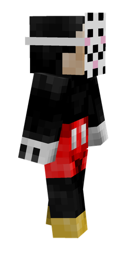 Black skin: body, right side render