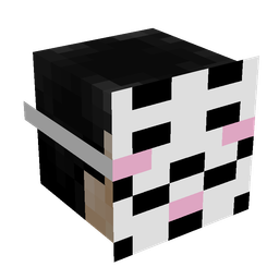 Black skin: head render