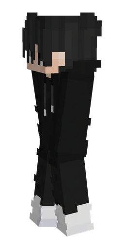 Black skin: body, left side render