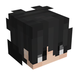 Black skin: head render