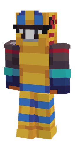 Blue skin: body, front render
