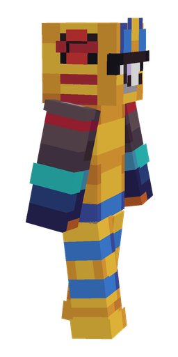Blue skin: body, right side render