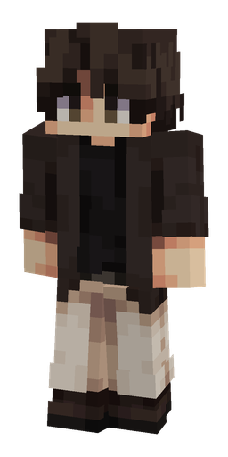 Black skin: body, front render