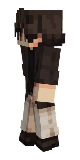 Black skin: body, left side render