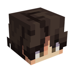 Black skin: head render