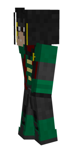 Black skin: body, left side render