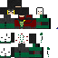Black skin: raw texture render