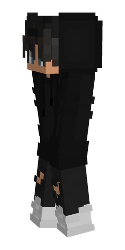 Black skin: body, left side render