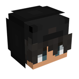 Black skin: head render