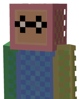 Blue skin: bust render