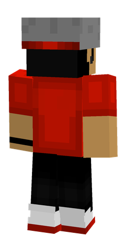 Black skin: body, back render