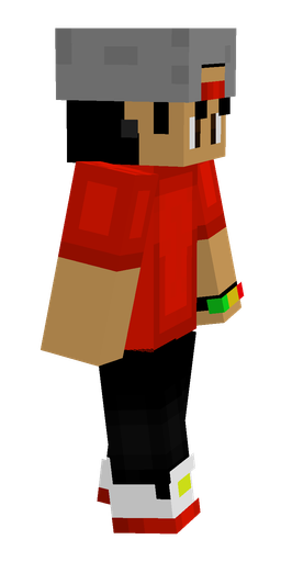 Black skin: body, right side render