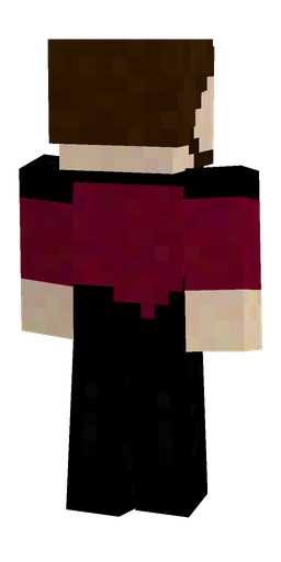 Black skin: body, back render