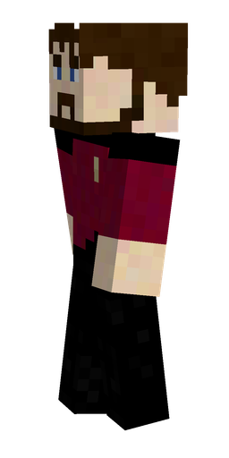 Black skin: body, left side render