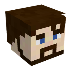 Black skin: head render