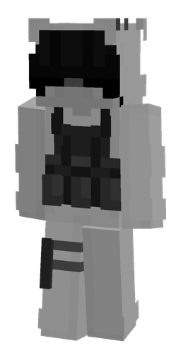 Black skin: body, front render
