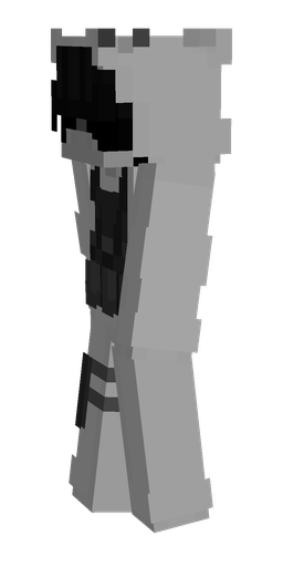Black skin: body, left side render