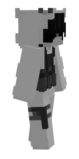 Black skin: body, right side render