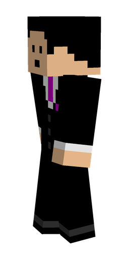 Black skin: body, left side render
