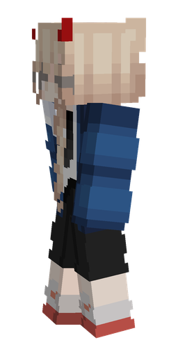 Black skin: body, left side render