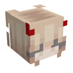 Black skin: head render