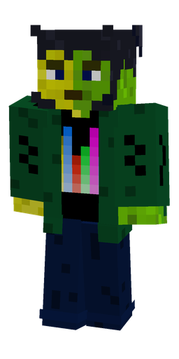Black skin: body, front render
