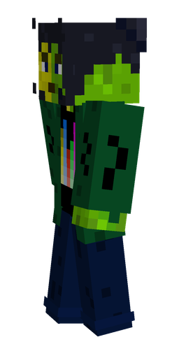 Black skin: body, left side render