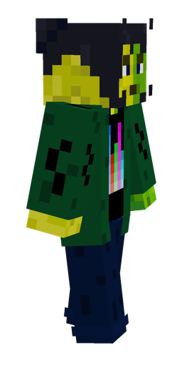 Black skin: body, right side render