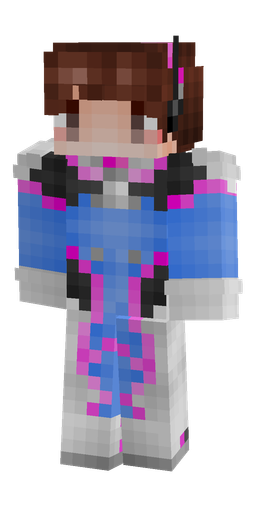 Blue skin: body, front render