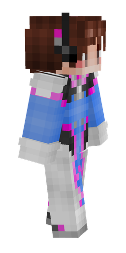 Blue skin: body, right side render