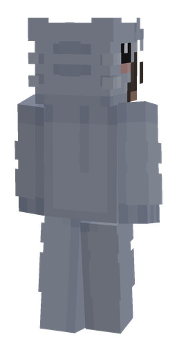 Dark skin: body, back render