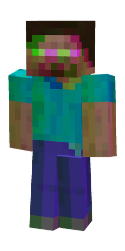 Blue skin: body, front render