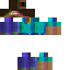 Blue skin: raw texture render