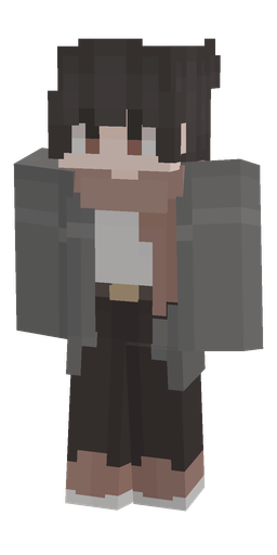 Black skin: body, front render