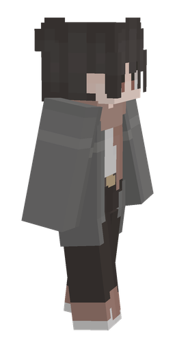 Black skin: body, right side render