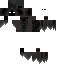 Black skin: raw texture render
