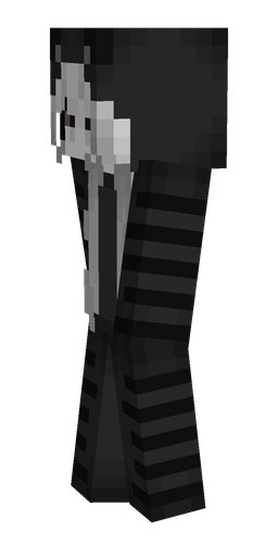 Black skin: body, left side render