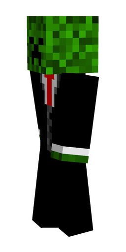 Black skin: body, left side render