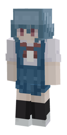 Blue skin: body, front render