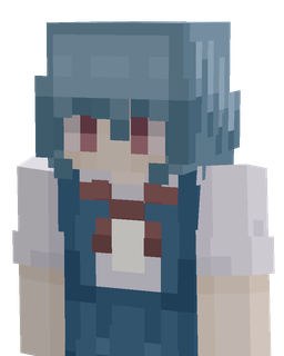 Blue skin: bust render