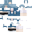 Blue skin: raw texture render