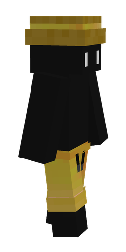 Black skin: body, right side render