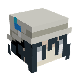 Black skin: head render