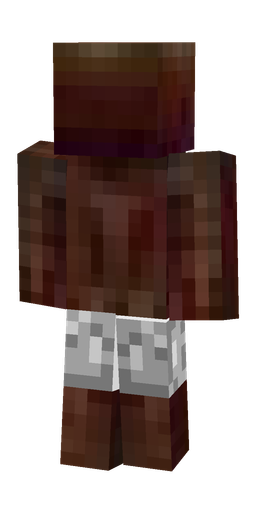 Brown skin: body, back render